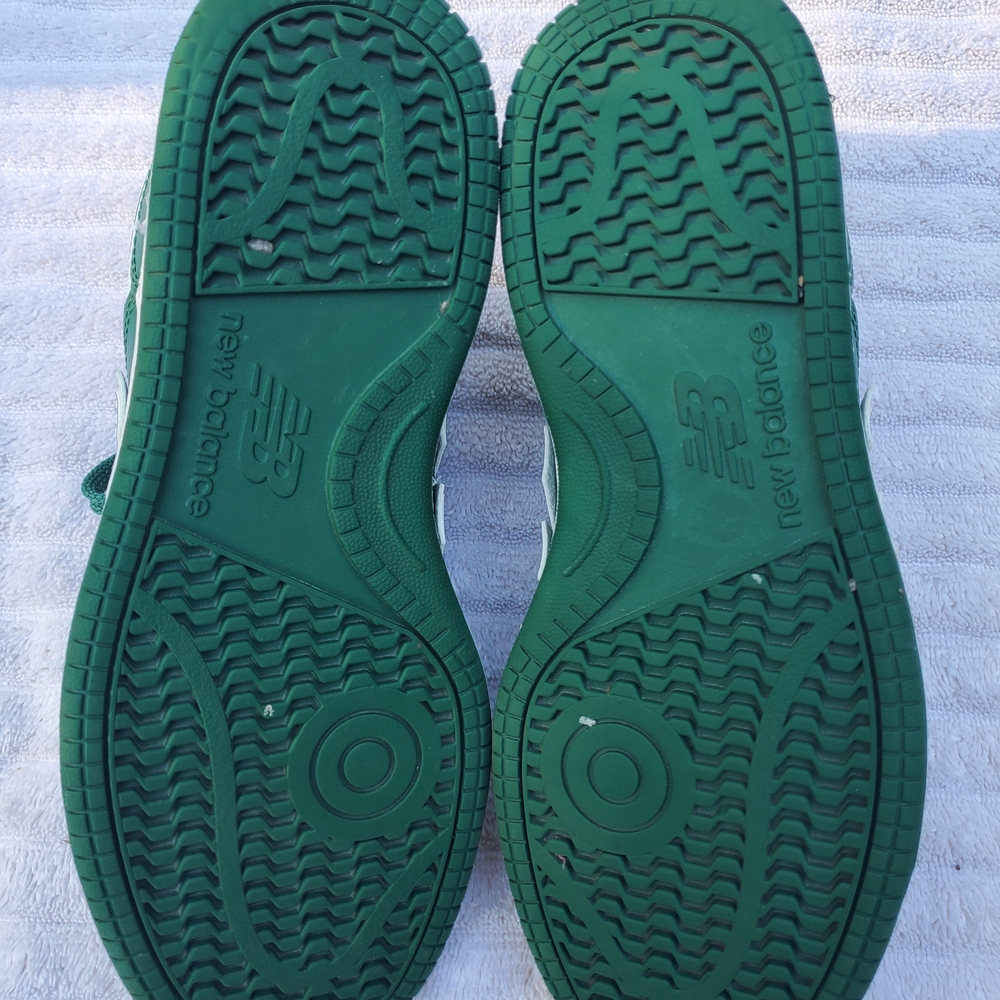 New Balance 480 Green and White Court Shoes 5.5Y - Picture 5 of 7